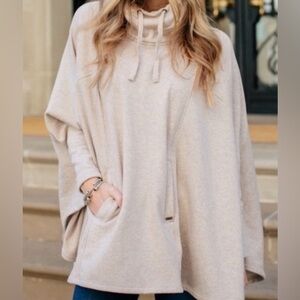 UGG Cream poncho cape